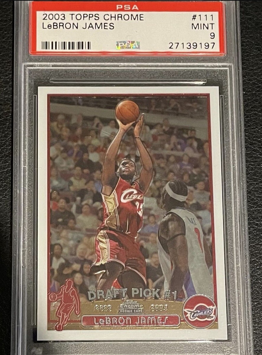 【値下げ可】Lebron James  2003 TOPPS CHROME Lebron James 2003 Topps Chrome PSA 9 Mint | eBay