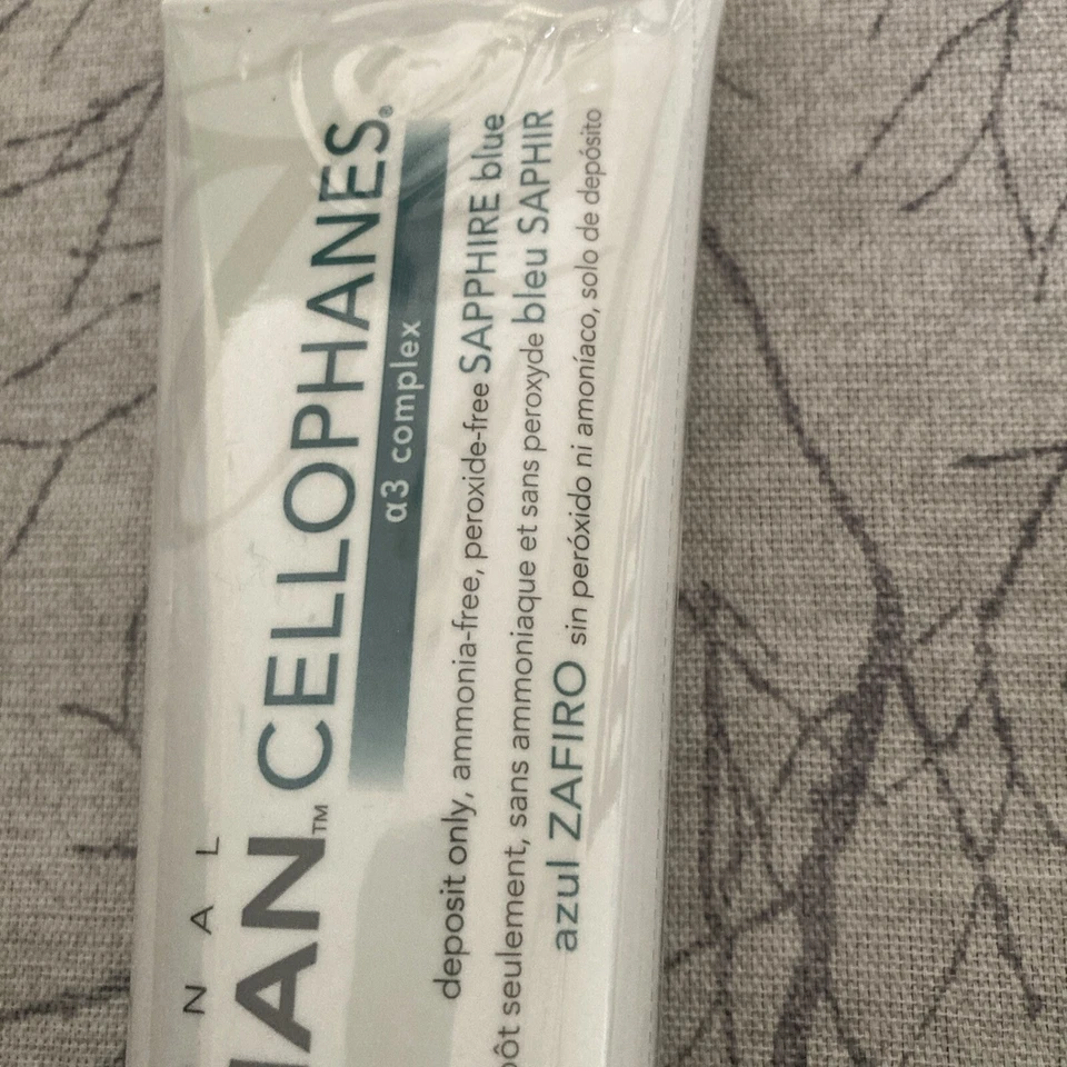 Revitalizador de color Sebastian Cellophanes (azul zafiro) 10,1 oz. Nuevo precintado Foto 2 de 4