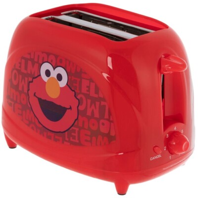 Sesame Street Elmo Two-Slice Toaster (Red) - Brand New in Box Elmo Darling