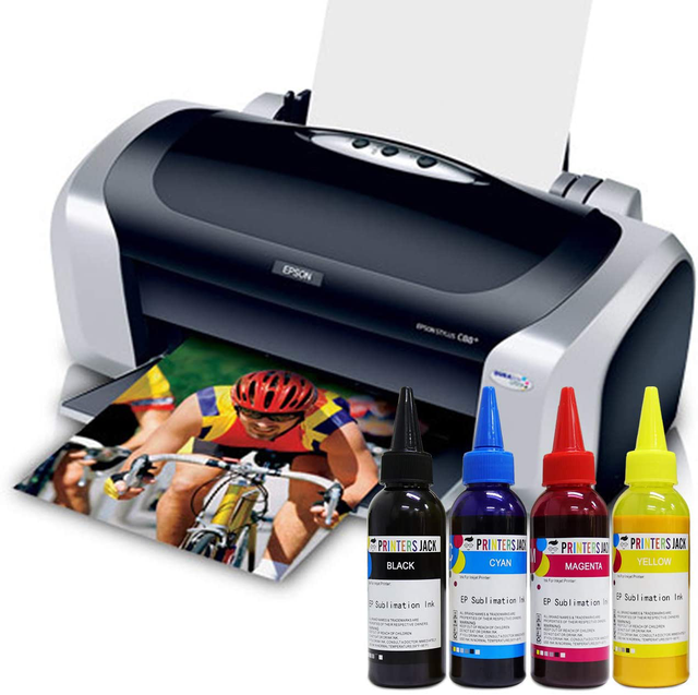 Printer Jack 400ml Sublimation Ink Refill for Epson Printers Heat Press