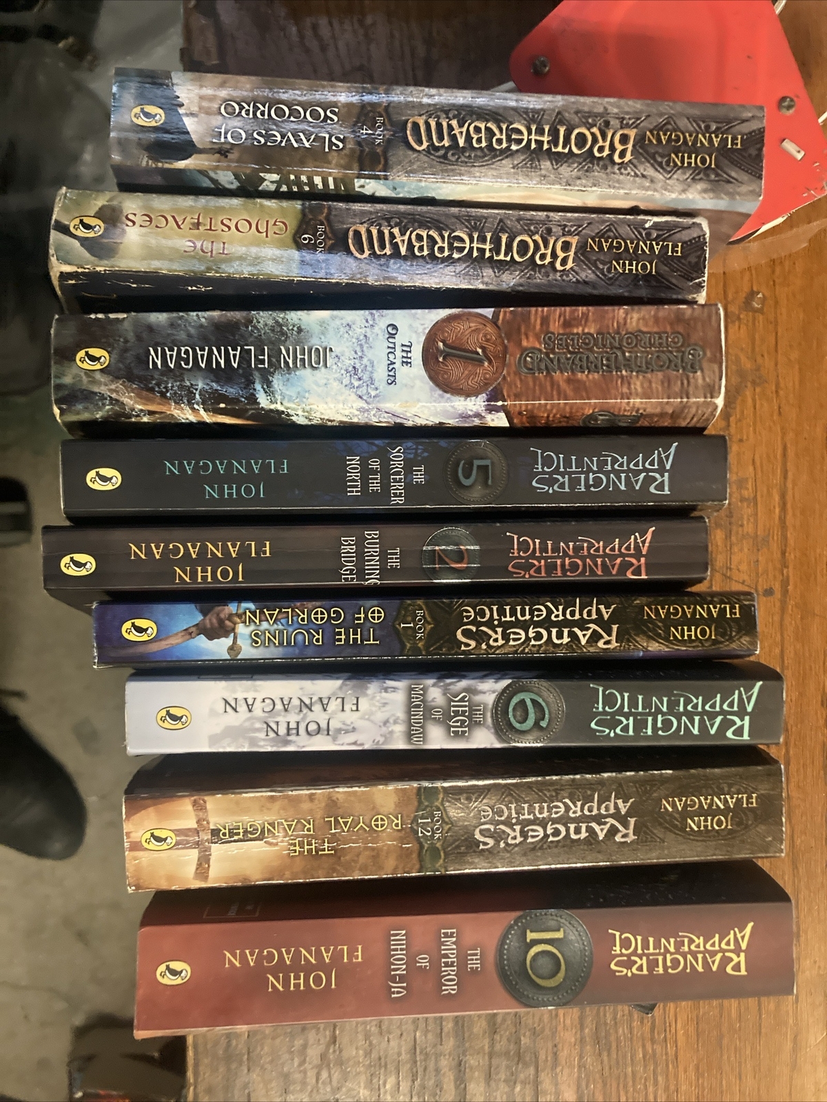 Nine book John Flanagan book Lot Rangers apprentice Brotherband eBay