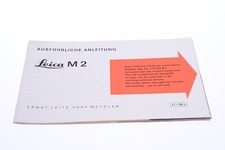   LEICA M M2 CAMERA ORIGINAL INSTRUCTIONS MANUAL GERMAN 135-1
