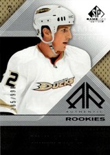 2007-08 SP Game Used Ryan Carter Rookie /999 Anaheim Ducks #188