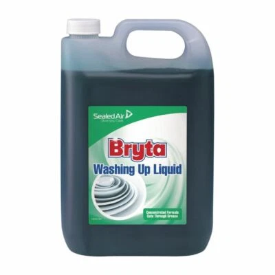 BRILLO Bryta Washing Up Liquid Concentrate 5Ltr Citrus Fragrance Pack Quantity - 2