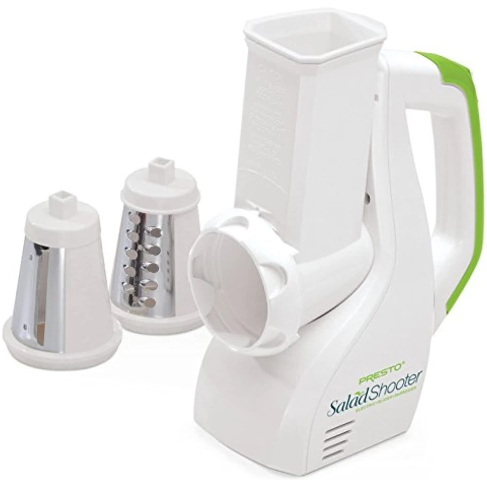 Presto Salad Shooter Electric Slicer/Shredder,White - Image 3 of 4