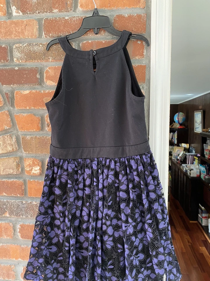 Epic Thread girls dress black purpple holiday wedding Fancy size L (8-10) - Image 2 of 4