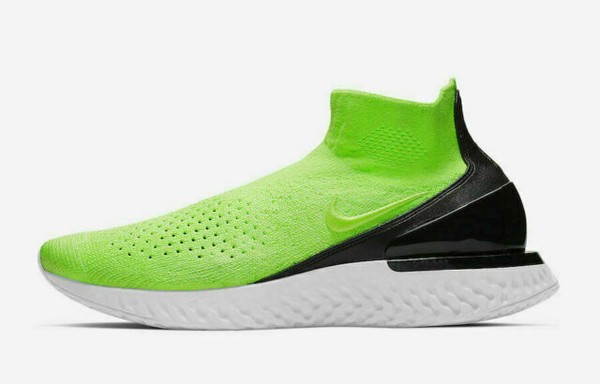 nike rise react flyknit thunder grey