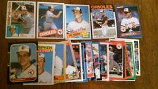 CAL RIPKEN JR LOT, 25 ALL DIFFERENT, 1984-1996, BALTIMORE ORIOLES. MANY BRANDS