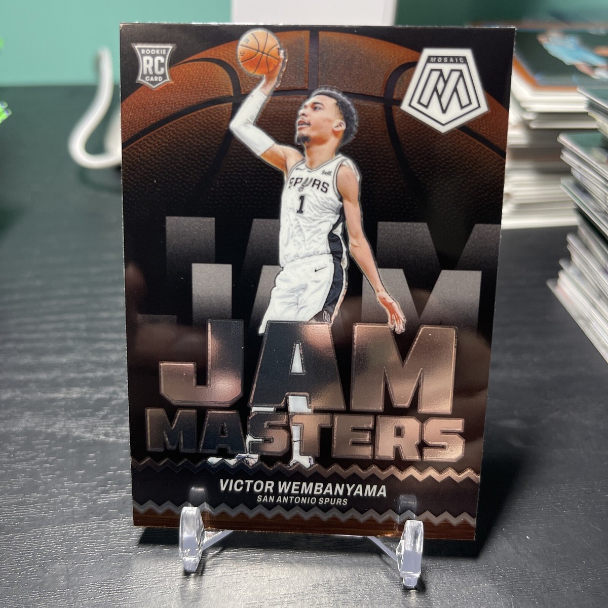 2023-24 Mosaic Victor Wembanyama #3 Jam Masters Rookie Base