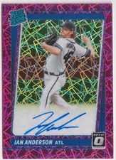 2021 Donruss Optic Rated Rookies Signatures Pink Velocity Ian Anderson 25/35