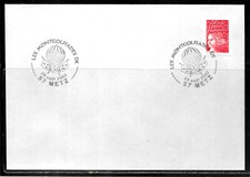 O416 - ROULETTE MARIANNE DE LUQUET - LETTRE DE METZ DU 28/08/00 - MONTGOLFIADES