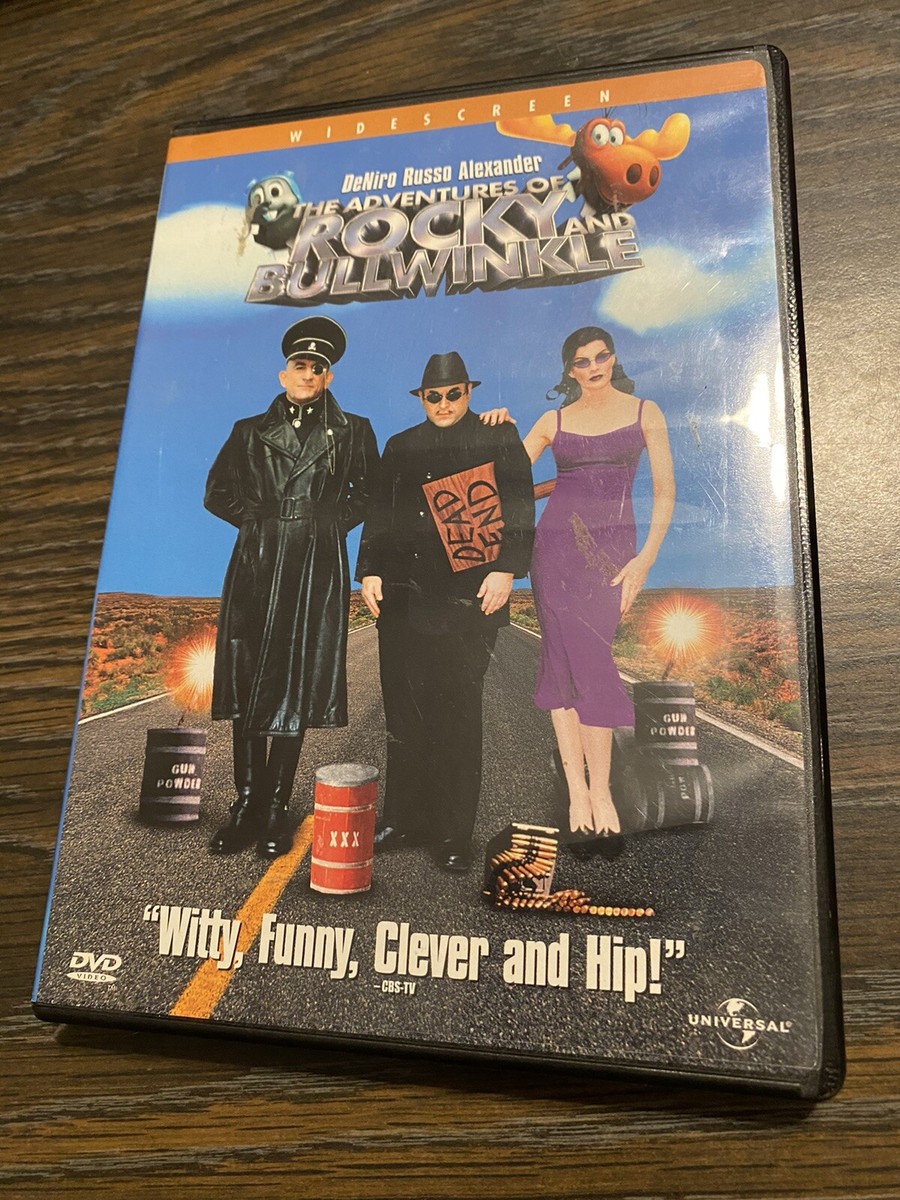 The Adventures of ROCKY & BULLWINKLE 2000 Widescreen DVD Movie w