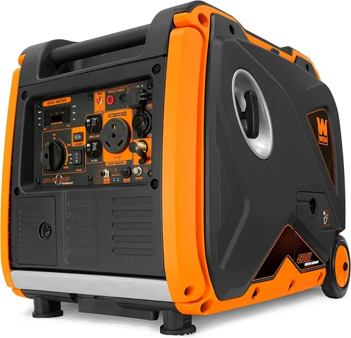 WEN 4,500-W Quiet Portable Dual Fuel Powered Inverter Generator, Electric Start
