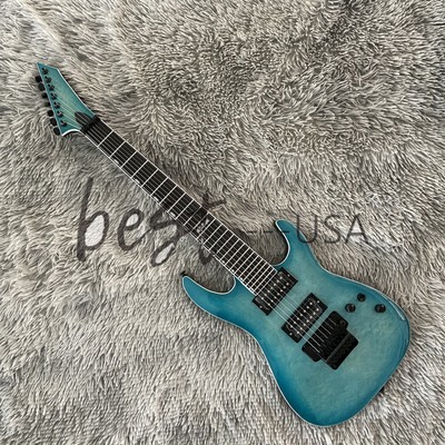 Custom Horizon E-II 7 Strings Electric Guitar Gloss Maple Neck Floyd Rose Bridge