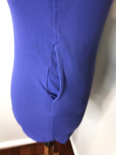 Ivivva Cross Back Halter Yoga Tank Top w/ Pockets Periwinkle Size 8 - Picture 5 of 9