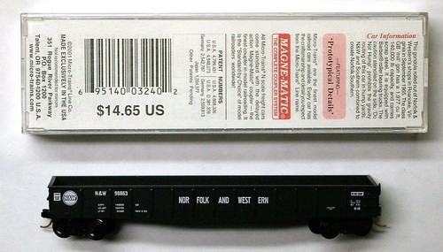 MTL Micro-Trains 105080 Norfolk Western NW 98863 50 pies góndola | Zustand: New