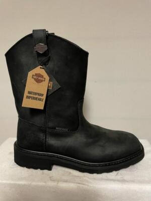 Harley Davidson Altman D93561 Men  Black Leather Waterproof Motorcycle Boot 13M Harley-Davidson® Men main image 3