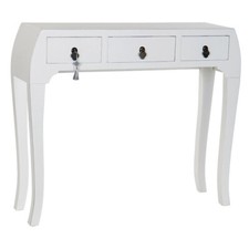 CONSOLLE CINESE ORIENTALE LEGNO BIANCO LIVING DESIGN cm 95 x 25 H80  Mobili chic