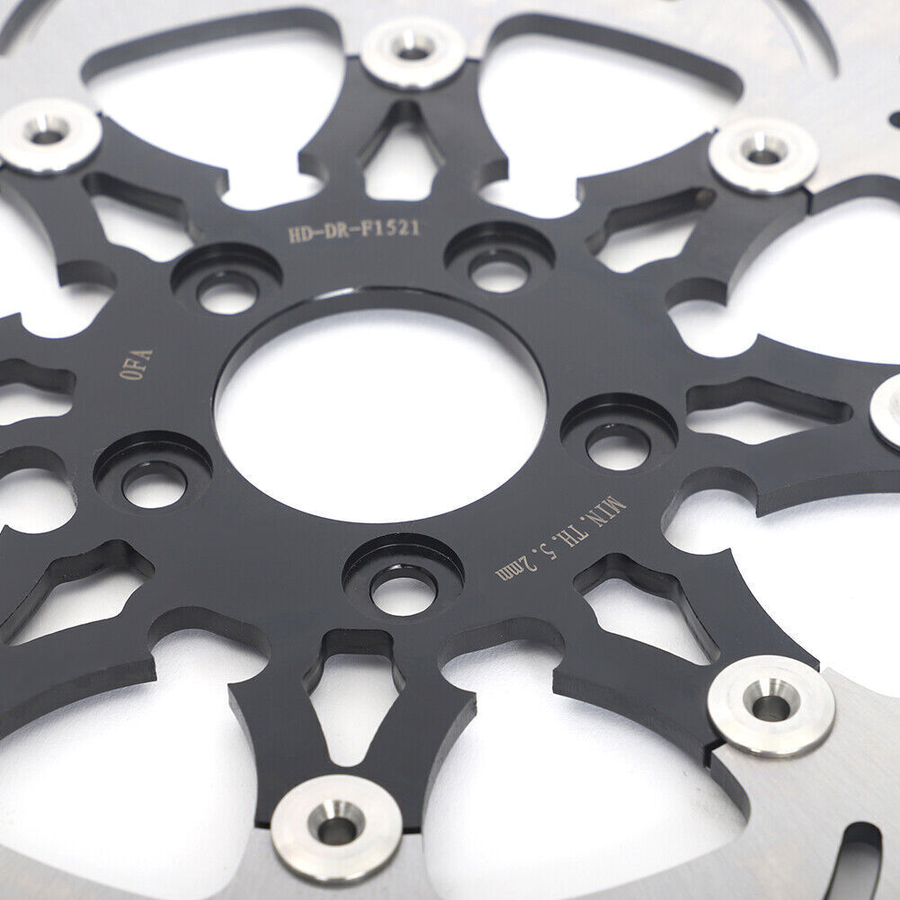 Tarazon 11.8” Polished Stainless Steel Rear Brake Rotor – Fits Harley Road King, Street Glide, Electra Glide