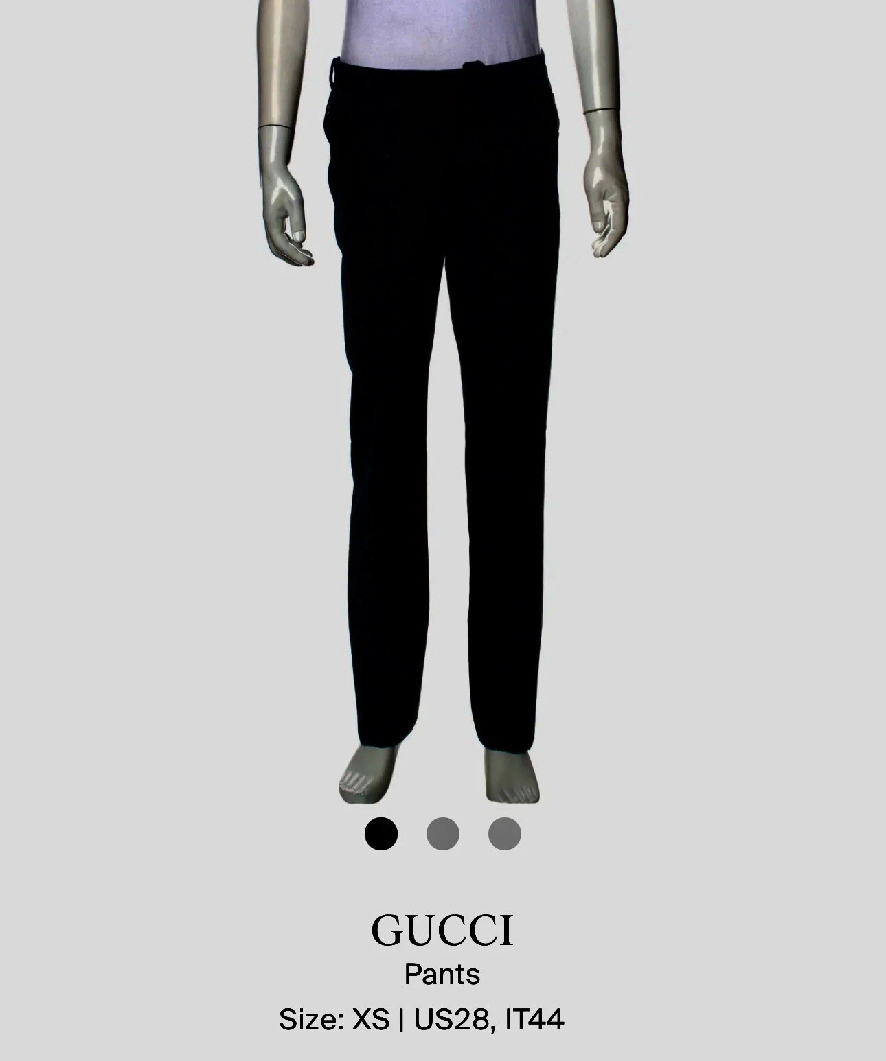 Pantalon habillé homme Gucci 