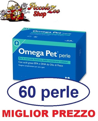 Omega Pet cane e gatto 60 perle contro dermatite e alterazioni cutanee |  eBay