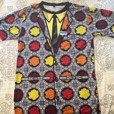 NBA on TNT Craig Sager Strong - Multi Colored Tuxedo T Shirt - Men's Large