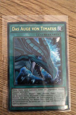 Das Auge Von Timaeus Ultra Rare DRL3-DE045 DE NM YUGIOH 1. Auflage deutsch