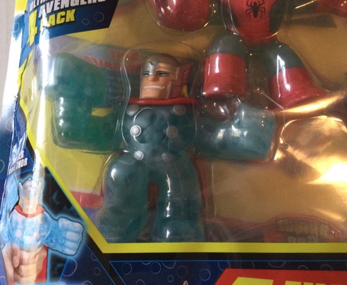 Heroes GOO JIT ZU Spider-Man THOR Black Panther Fidget ULTIMATE AVENGERS 4er Pack - Bild 9 von 10