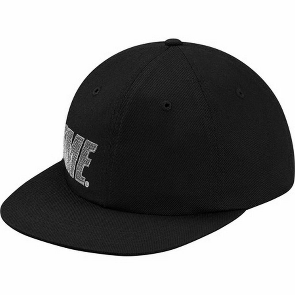 帽子 Supreme License Plate 6-Panel cap Black s-l1200.jpg