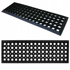 Gummi Stufenmatten Fußmatte Ringgummimatte 25x75 cm Treppenmatte Matte 18mm