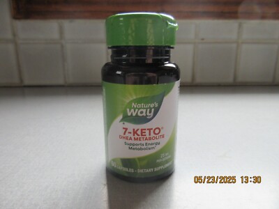 Nature's Way 7-KETO DHEA Metabolite 25 mg-- Sealed Exp 11/26--4 Available