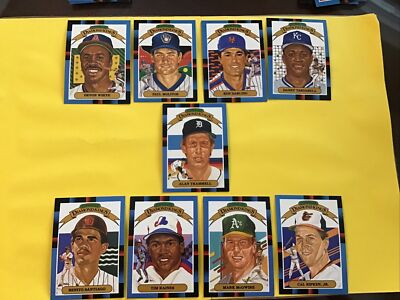 1988 Donruss Diamond Kings Complete 27-Card Set – Includes Cal Ripken Jr. & Mark McGwire