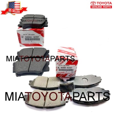 Genuine Toyota 2020-2022 Camry Front and Rear Brake Pads 04465