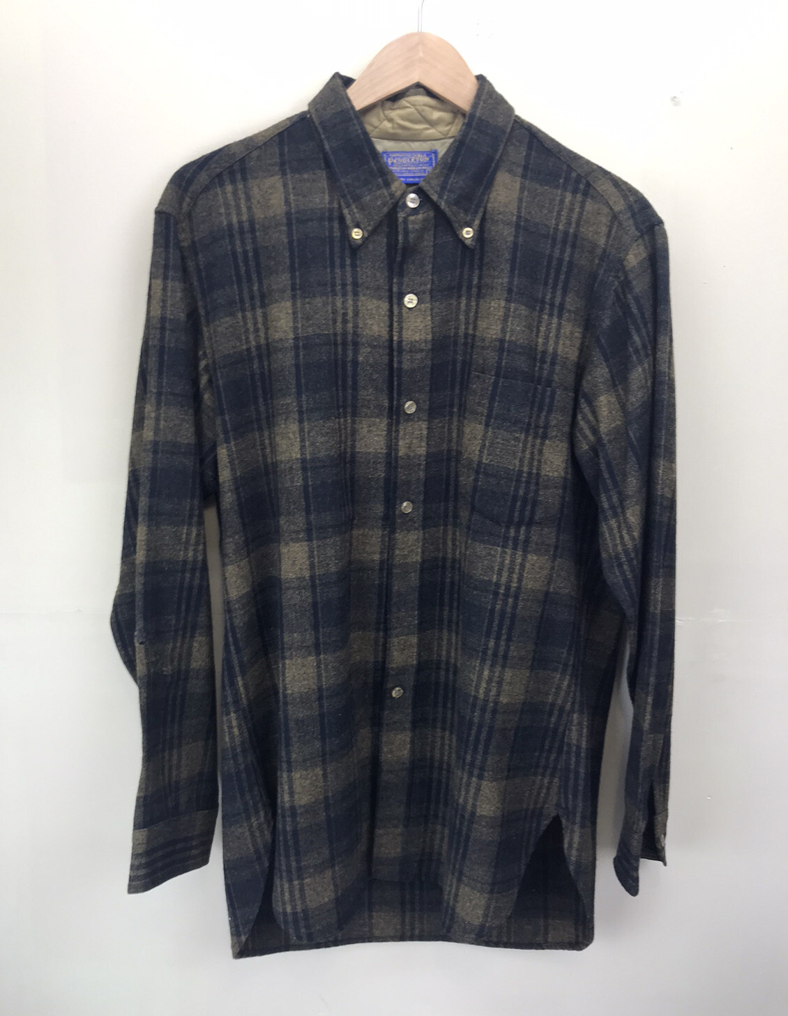 Vintage Pendleton Virgin Wool Button-Down Made in… - image 1