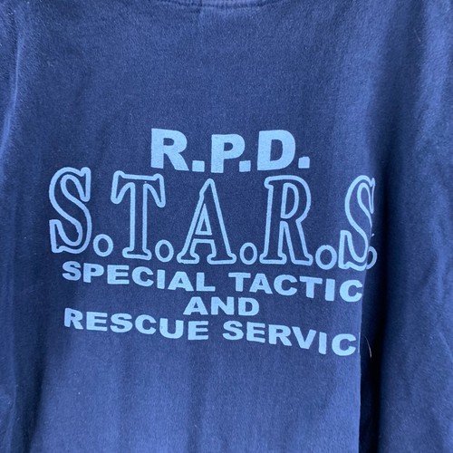 Vtg 90s Resident Evil 2 Video Game T Shirt XL Raccoon City Police Department y2k - Picture 4 of 6
