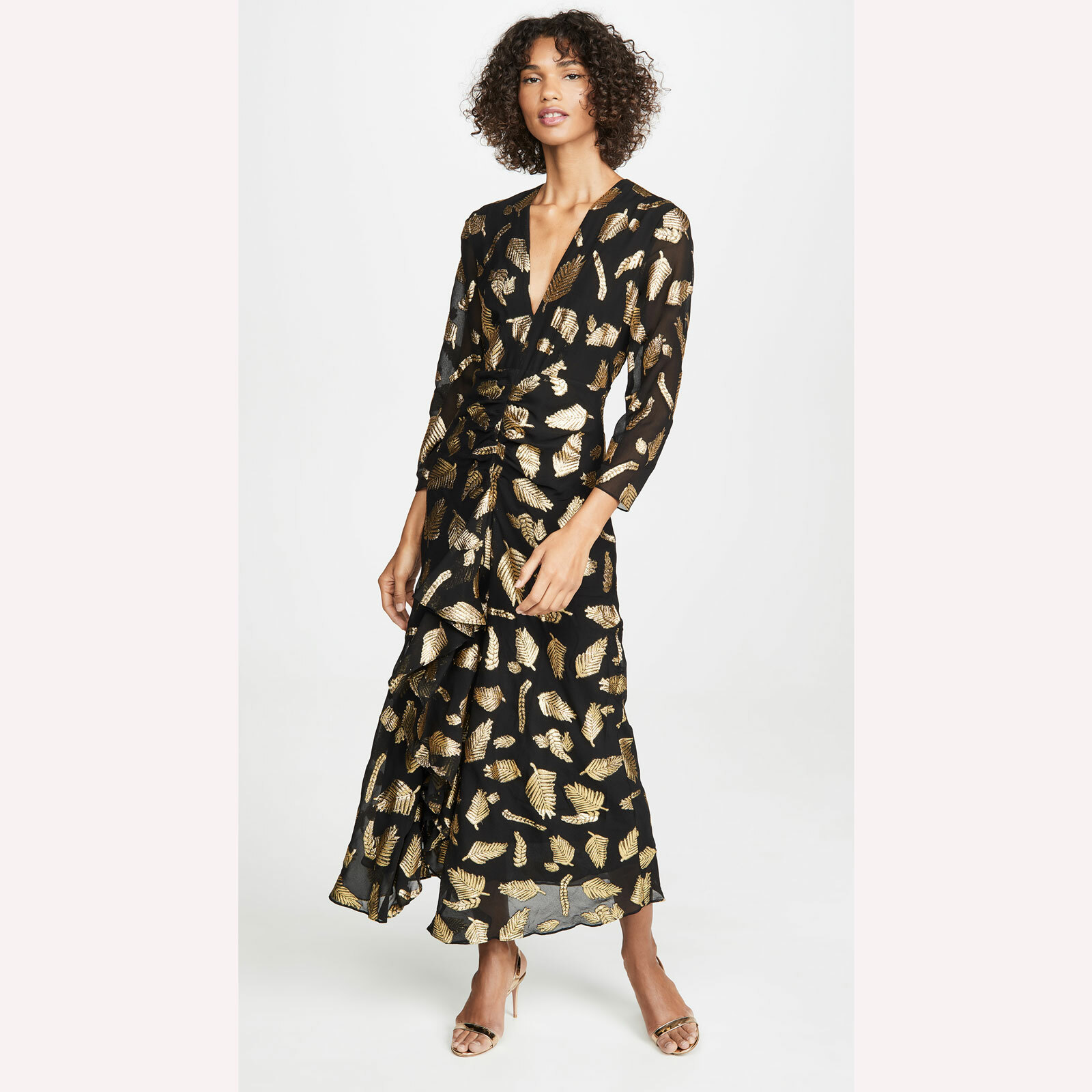 rixo red tiger dress