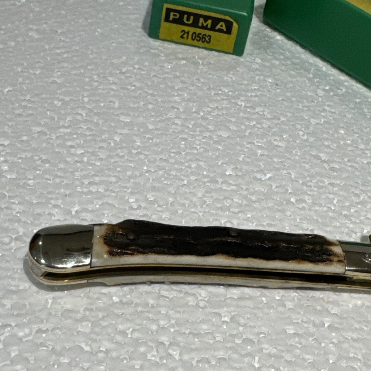 Vintage Puma 563 Medici Knife With Yellow Handles Mint In Vintage Puma 563 Medici Knife With Yellow Handles Mint In