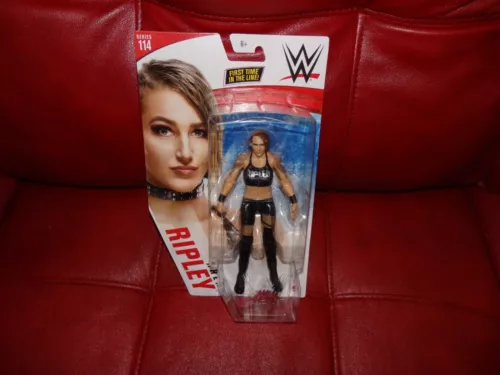 NEW MATTEL WWE SERIES 114 RHEA RIPLEY FIRST TIME IN THE LINE WRESTLING FIGURE