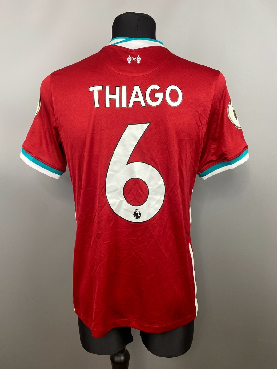LIVERPOOL 2020 2021 THIAGO HOME SHIRT FOOTBALL SOCCER JERSEY NIKE