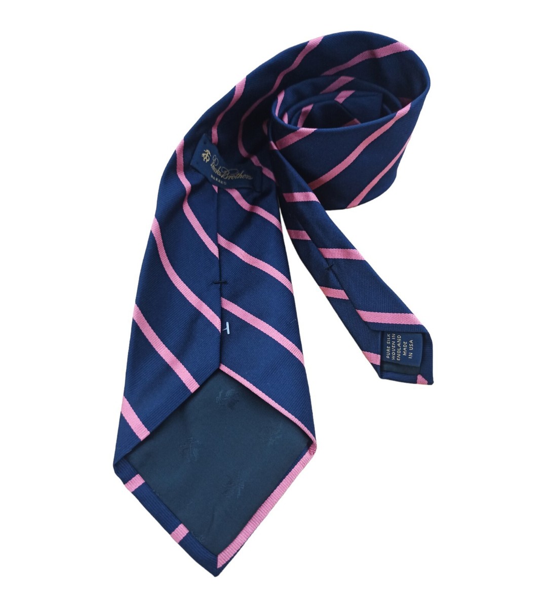 Brooks Brothers MAKERS USA製 TIE Brooks Brothers Makers Tie Mens 100% Silk Tie Blue Beaver