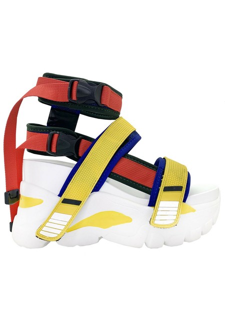 one strap platform sandals