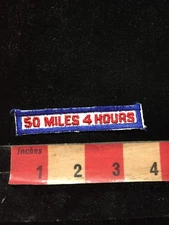 50 MILES IN 4 HOURS Tab Patch 86AA