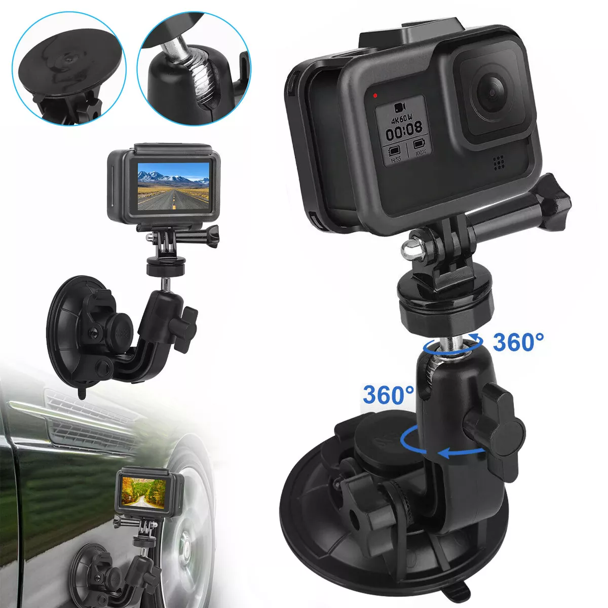 Gopro suction sale cup