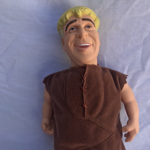 Lote de muñecas de peluche de vinilo Dakin de la película de Los Picapiedra Fred Flintstone Barney Pebbles - Imagen 9 de 23