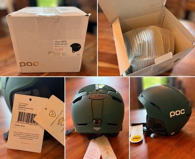 POC Obex MIPS Ski Snowboard Helmet XS/S 51-54 Moldanite Green Matte NEW