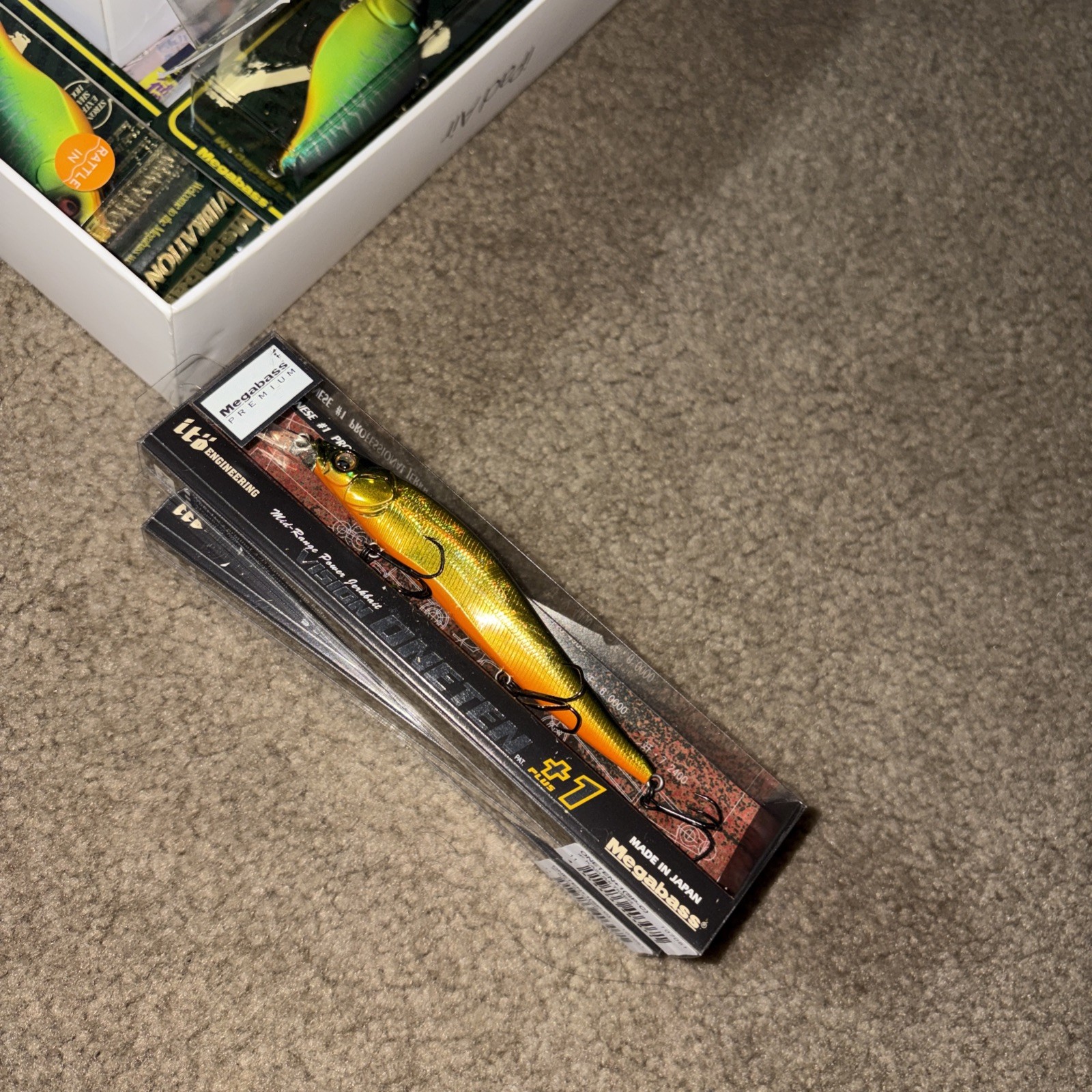 Megabass ONETEN +1 premium yuki ito (sp-c) kasumi tiger fishing lure. LIMITED  - Image 7