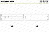 Neu - Glyco H1294/6STD Kurbelwellenlager FüR Vw
