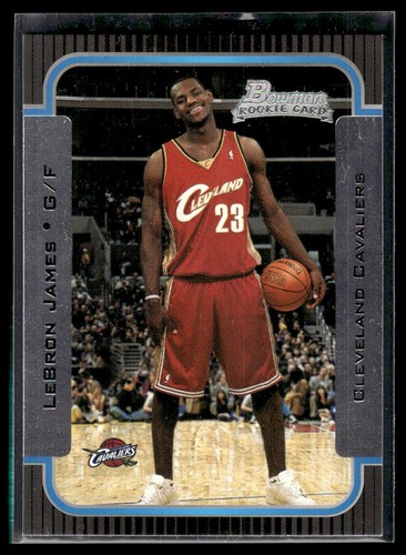 LeBron James #123 2003 Bowman card