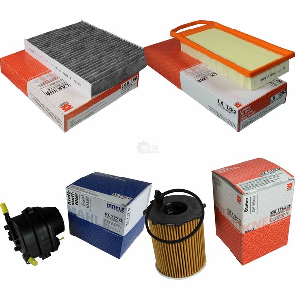 Mahle Set Filterpaket FüR Ford Fiesta V 1.4 Tdci Fusion-image