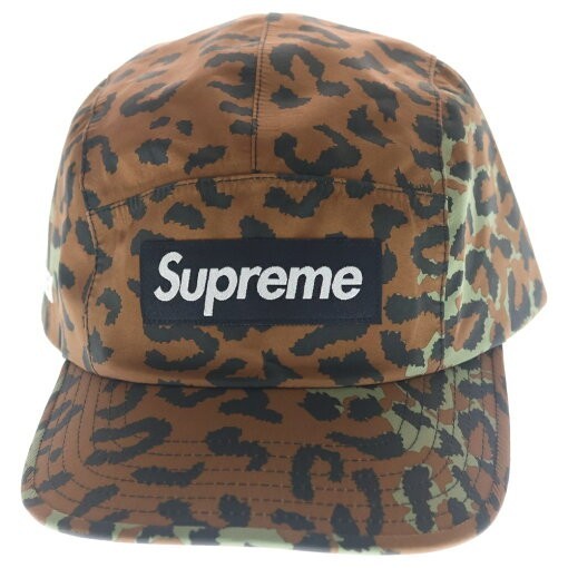 FW19 Supreme Gore-Tex Leopard Camo 5 Panel Camp Cap Hat Used 100